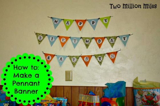 how to make a pennant banner